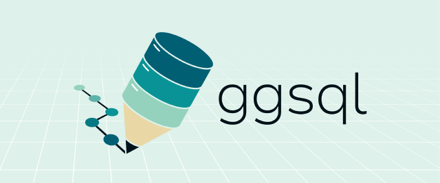 ggsql logo. A pencil with the body consisting of the standard database silo icon.