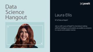 Laura Ellis @ Rapid7 | Data Science Hangout