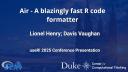Air: A blazingly fast R code formatter - Davis Vaughan, Lionel Henry